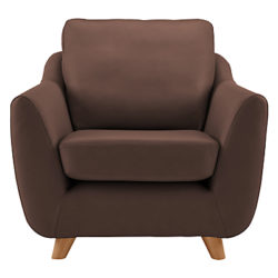 G Plan Vintage The Sixty Seven Leather Armchair Capri Leather Oak